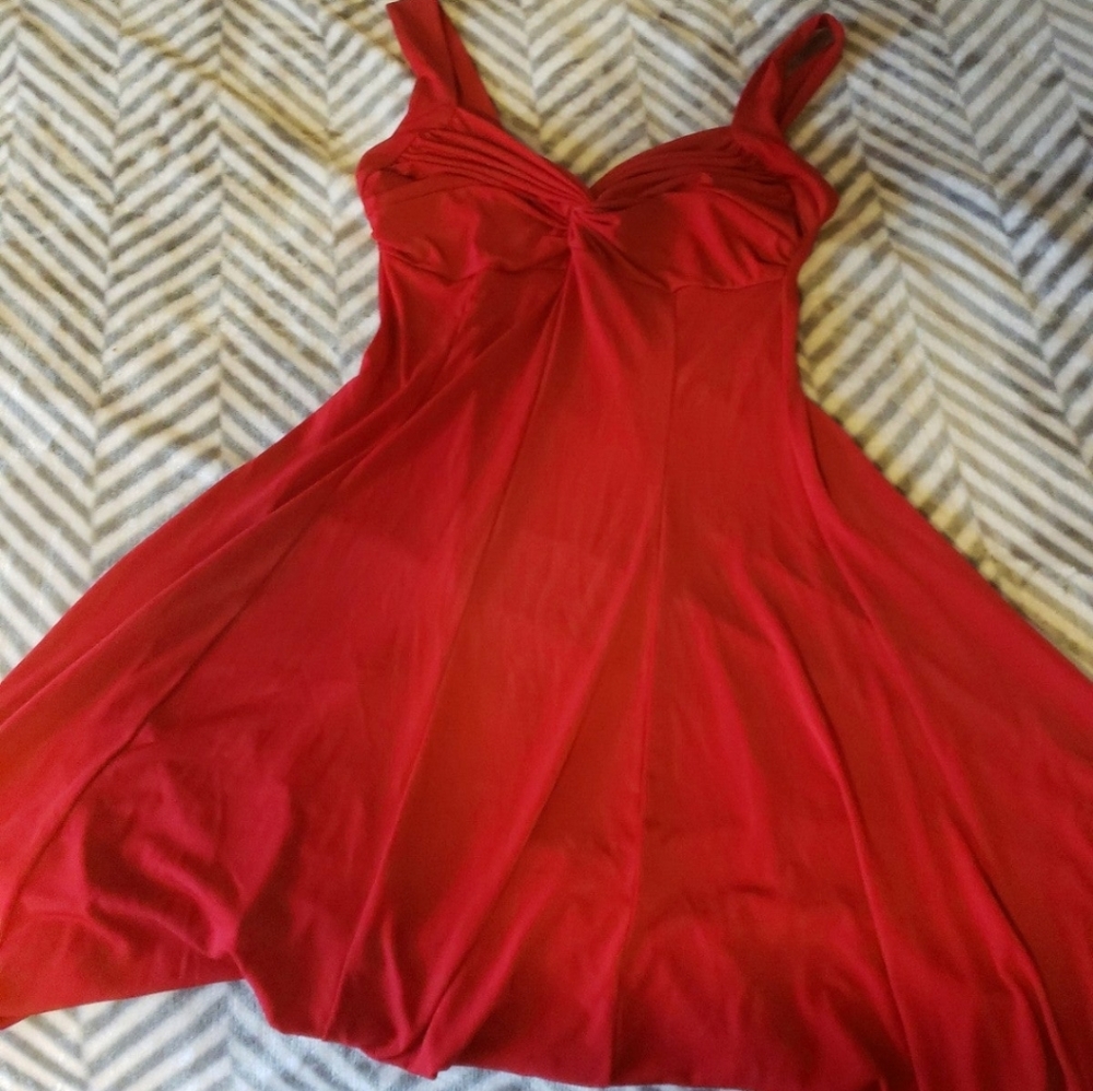 Adorable Flame Red  Cocktail dress